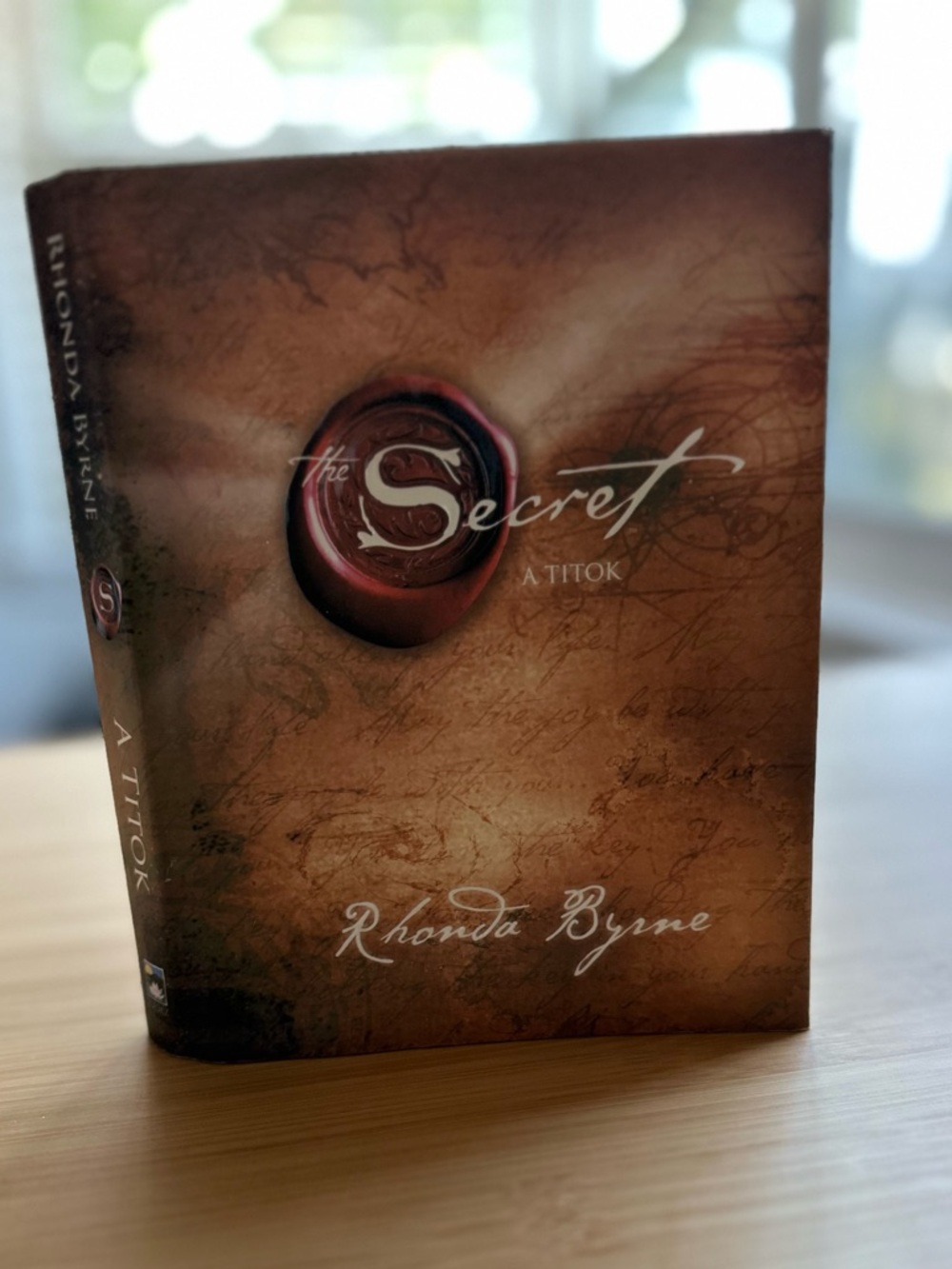 The Secret - A Titok Hardcover Book - Hungarian translation edition